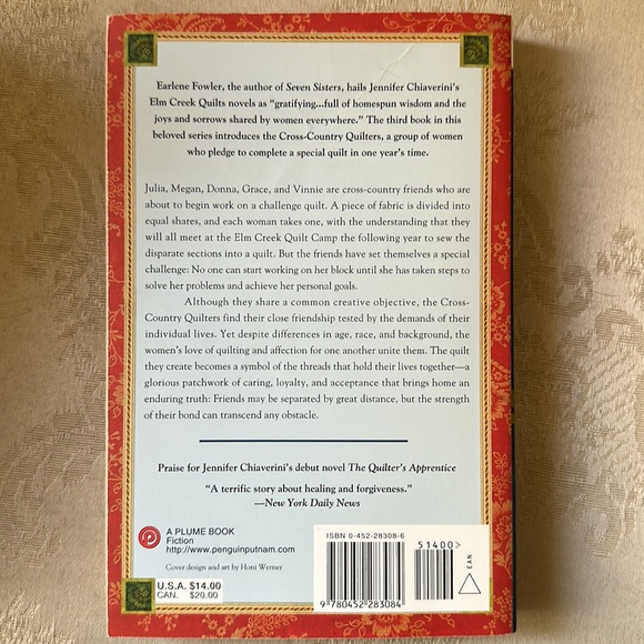 Lot of 5 books by Jennifer Chiaverini featuring the Elm Creek Quilts series - Picture 5 of 11